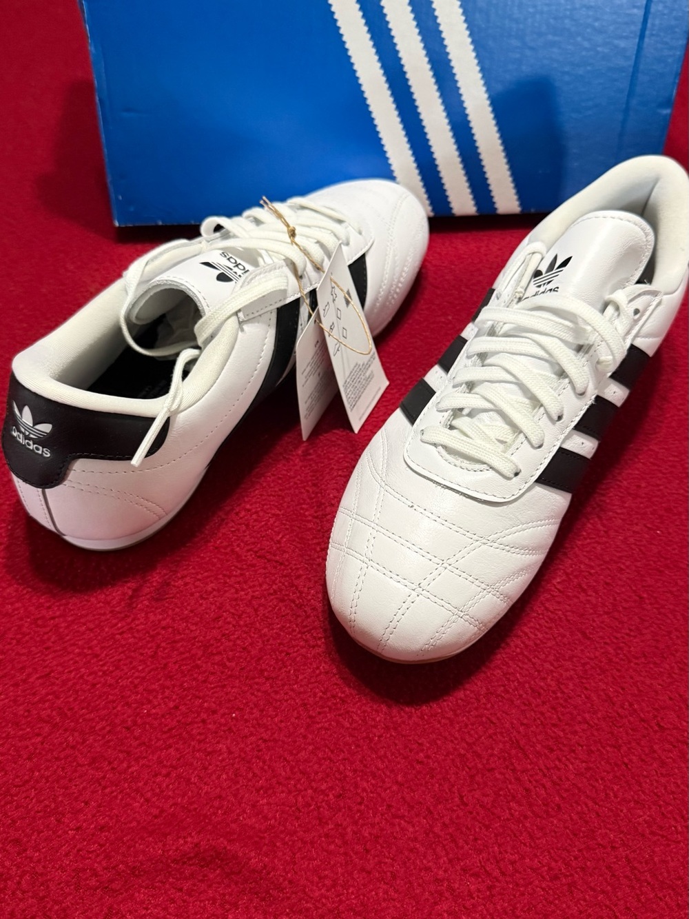 Adidas Taekwondo White Black Gum Sneakers US 8W / 6.5M